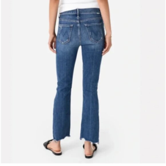 Mother Jeans The Insider Crop Step Chew Denim Jean Dancing On Coals size 26 - Picture 4 of 16